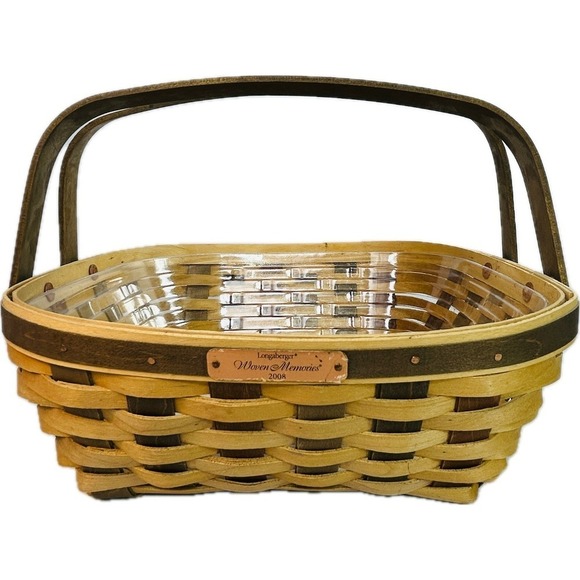 Longaberger Other - Longaberger ACT WOVEN MEMORIES BASKET 2008 with Protector